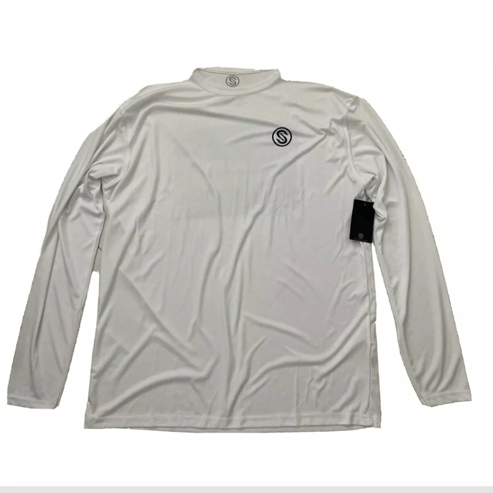 Scales Gear Men’s White Long Sleeve Fishing Shirt Size 2XL NWT